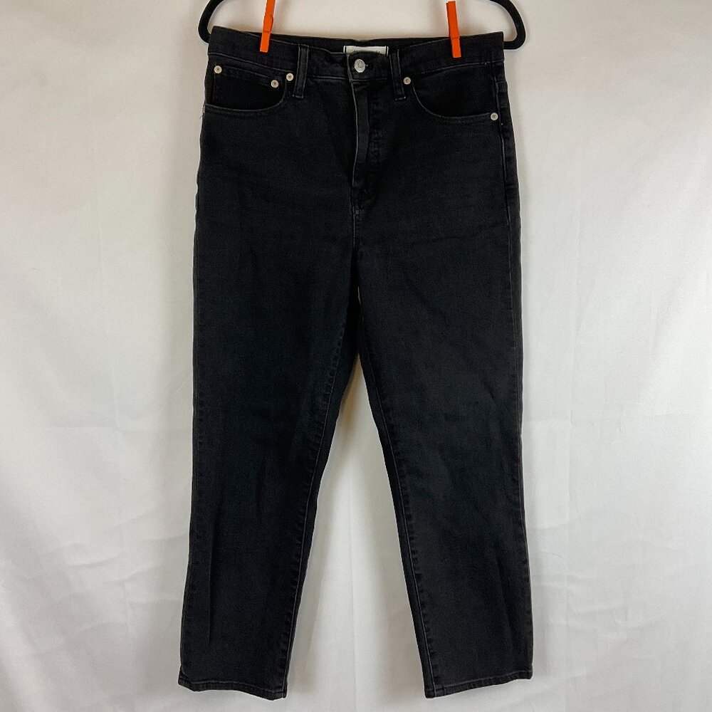 Madewell Straight Leg Jeans in Black